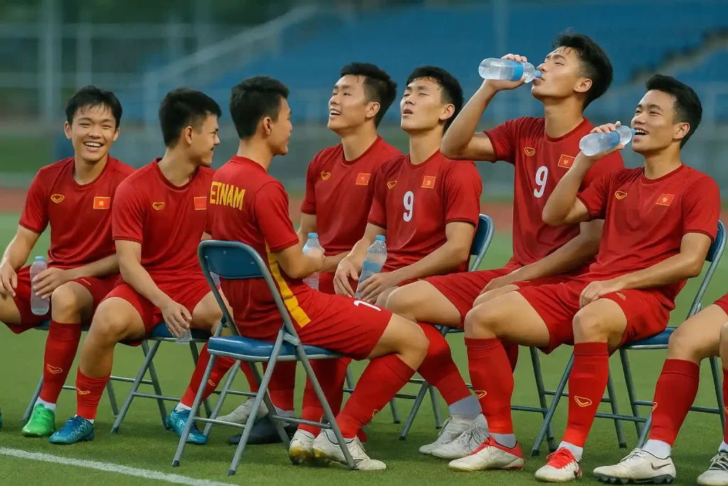 U23 Việt Nam nghỉ xả hơi sau khi thắng U23 Philippines (2-1) 1 U23 Việt Nam nghỉ xả hơi sau khi thắng U23 Philippines (2-1)